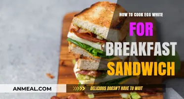 Perfectly Cooked Egg Whites: Elevate Your Breakfast Sandwich Game