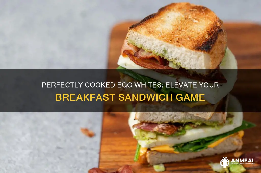 how to cook egg white for breakfast sandwich