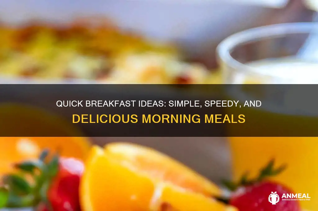 how to cook fast breakfast