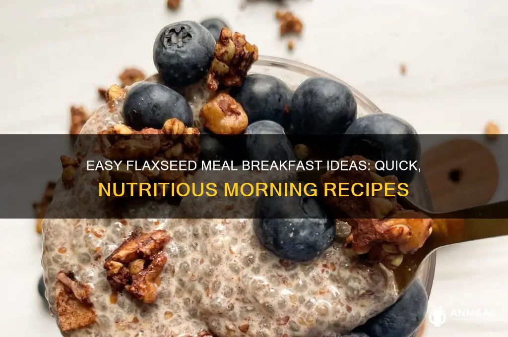 how to cook flaxseed meal for breakfast