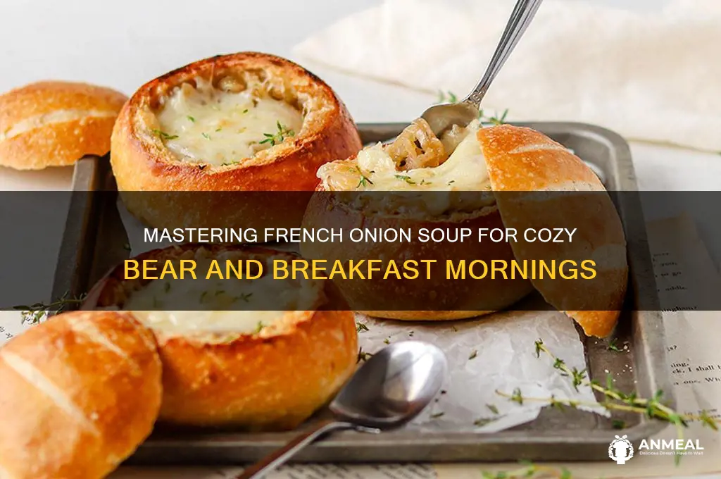how to cook french onion soup bear and breakfast