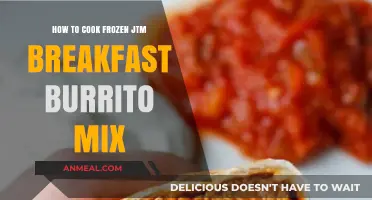 Quick & Easy: Cooking JTM Frozen Breakfast Burrito Mix at Home