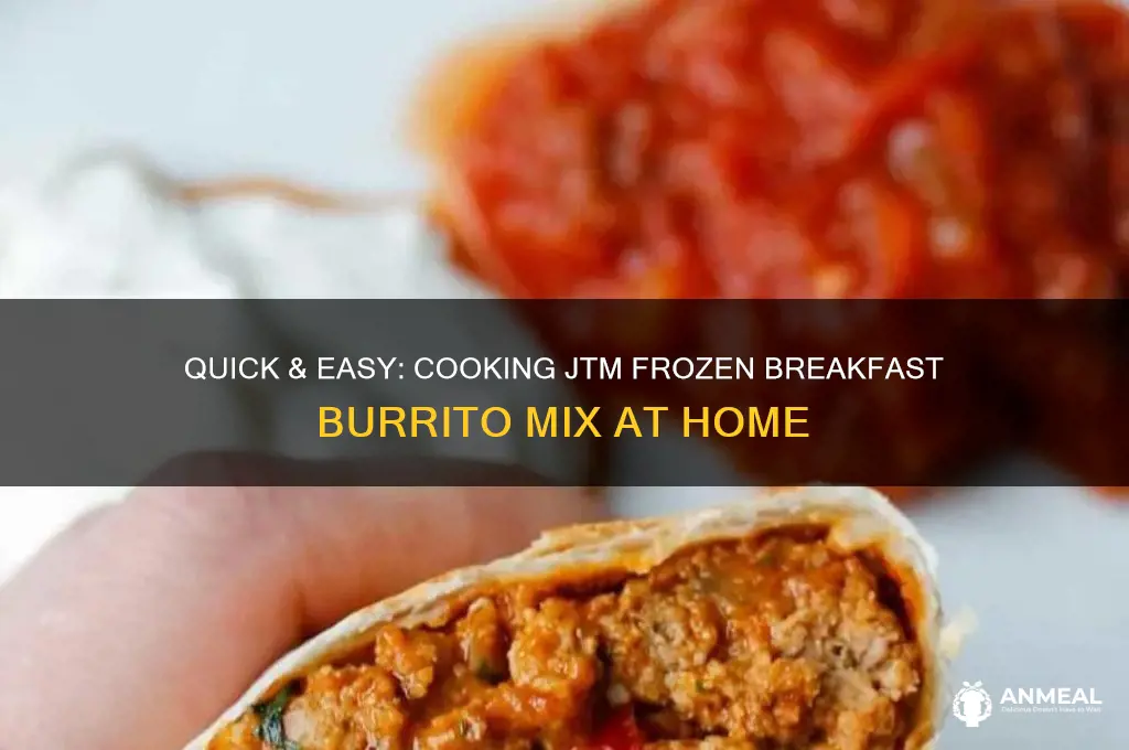how to cook frozen jtm breakfast burrito mix