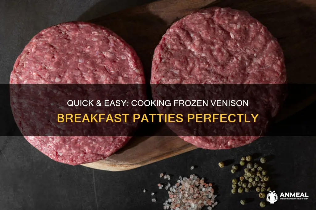 how to cook frozen venison breakfast patties
