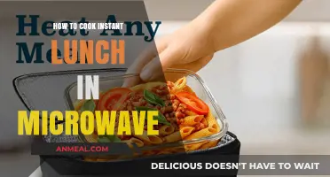 Quick and Easy: Mastering Instant Lunch in the Microwave