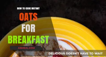 Quick & Healthy Breakfast: Mastering Instant Oats in Minutes
