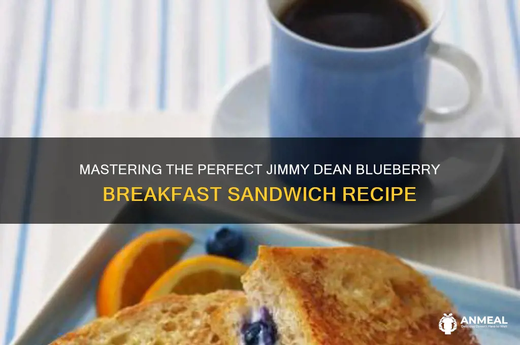 how to cook jimmy dean blueberry breakfast sandwich