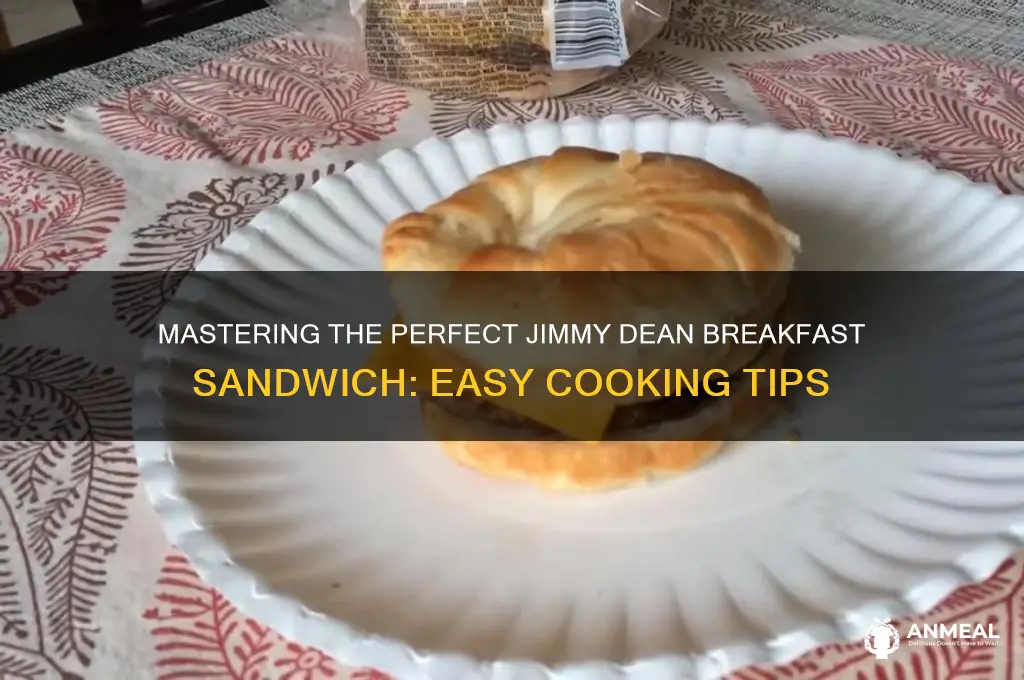 how to cook jimmy dean breakfast sandwhich