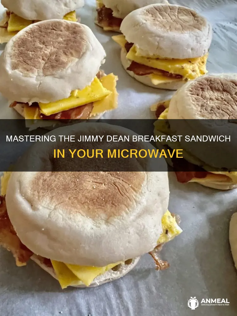 how to cook jimmy dean breakfast sandwich in microwave
