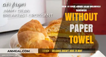 Cooking Jimmy Dean Sandwiches: Paper Towel-Free Method Revealed