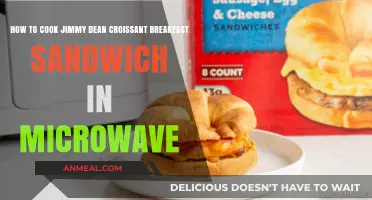 Microwave Mastery: Perfectly Cooking Jimmy Dean Croissant Breakfast Sandwich