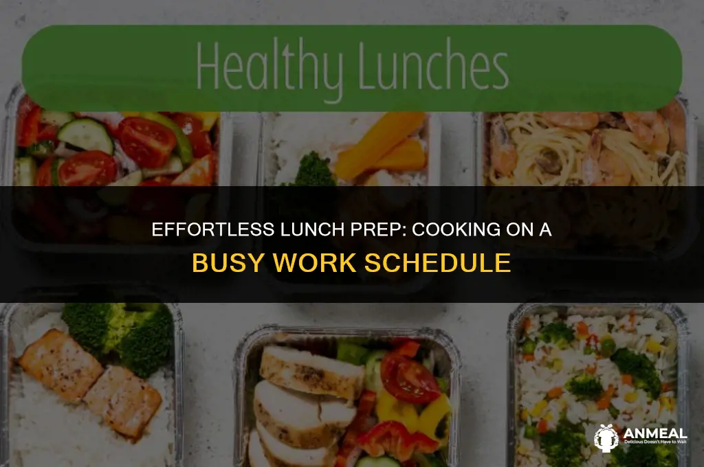 how to cook lunch while working