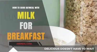 Creamy Oatmeal Breakfast: Easy Milk-Based Recipe for Busy Mornings