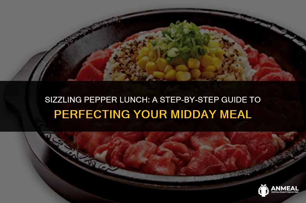 how to cook pepper lunch