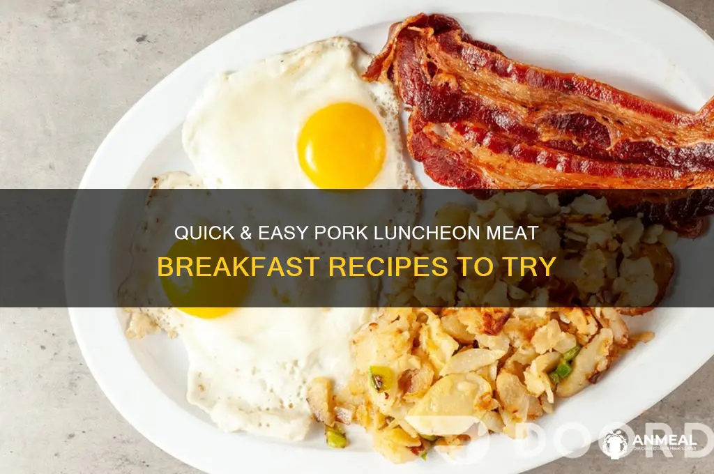 how to cook pork luncheon meat for breakfast