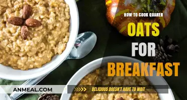 Easy Quaker Oats Breakfast: Quick, Healthy, and Delicious Cooking Tips