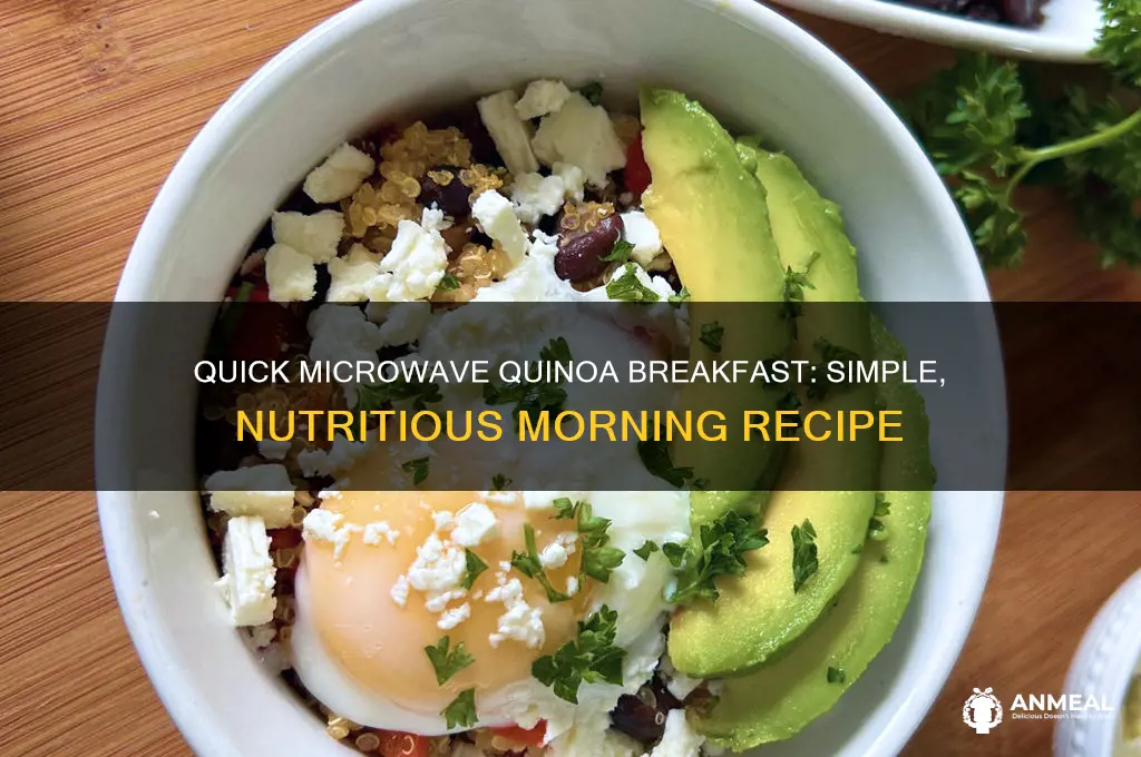 how to cook quinoa for breakfast in microwave