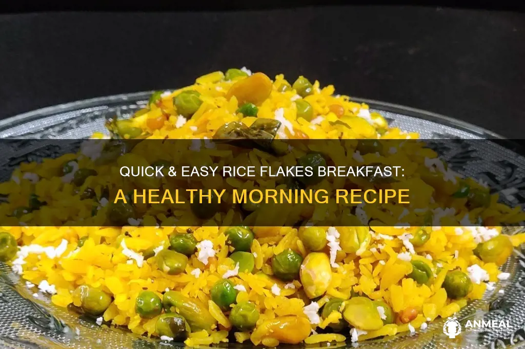how to cook rice flakes for breakfast