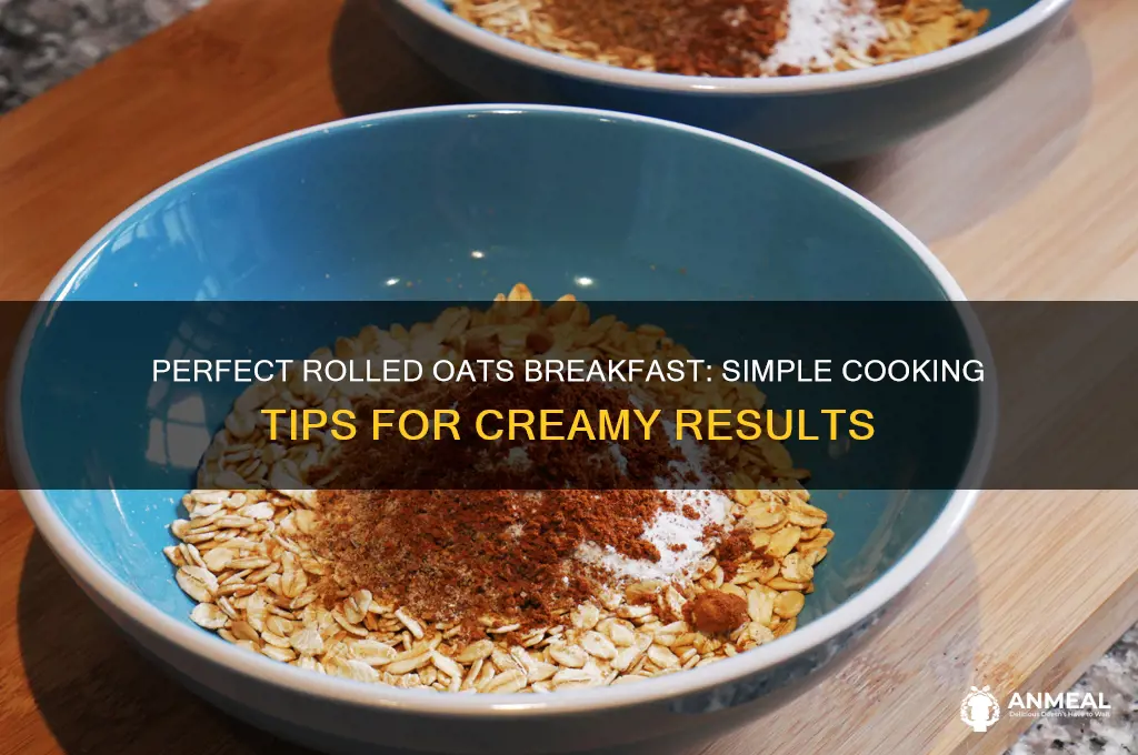 how to cook rolled oats for breakfast