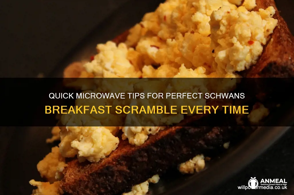 how to cook schwans breakfast scramble in microwave