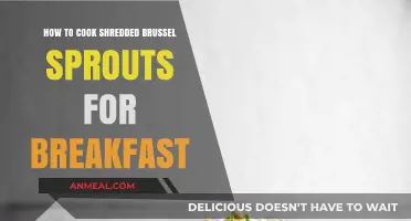 Quick & Healthy Shredded Brussel Sprouts Breakfast Recipe Ideas