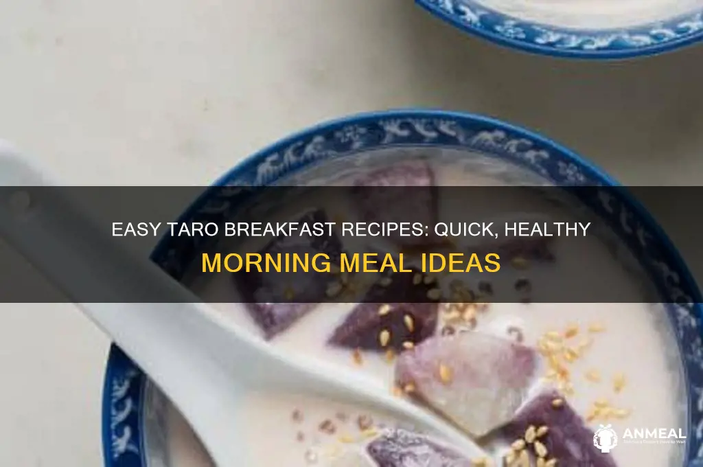 how to cook taro for breakfast