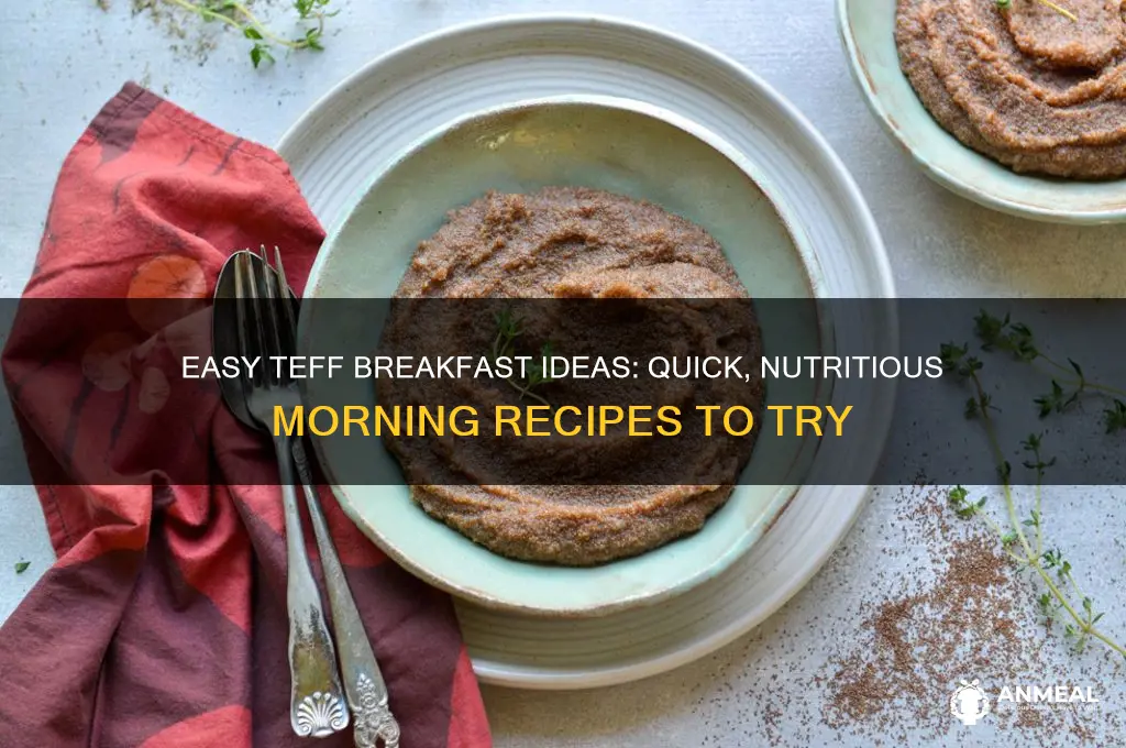 how to cook teff for breakfast