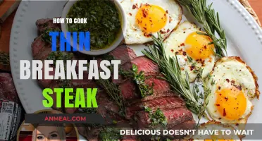 Breakfast Steak: Thin, Quick, and Delicious!