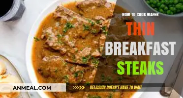 Mastering Wafer-Thin Breakfast Steaks: Quick, Crispy, and Perfectly Cooked