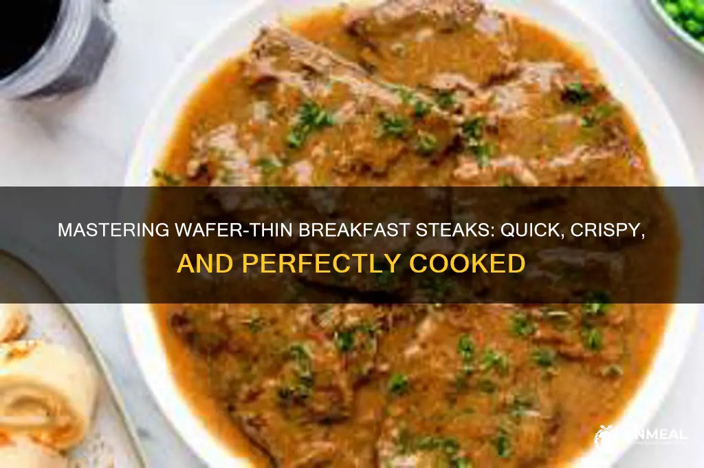 how to cook wafer thin breakfast steaks