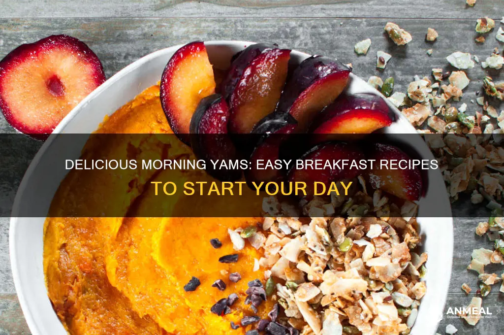 how to cook yams for breakfast