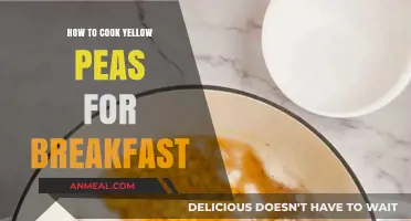 Quick & Easy Yellow Peas Breakfast Recipe: Healthy Morning Delight
