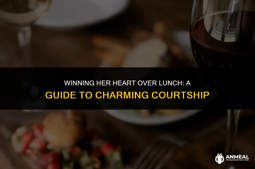 how to court a woman at lunch