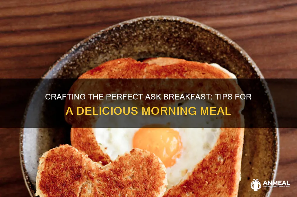 how to creat an ask breakfast