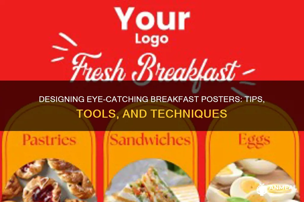 how to create a breakfast poster