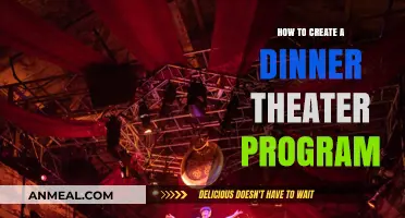 Crafting Memorable Experiences: A Guide to Creating Dinner Theater Programs