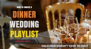 Crafting the Perfect Wedding Dinner Playlist: Tips and Song Ideas