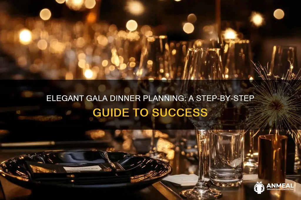 how to create a gala dinner