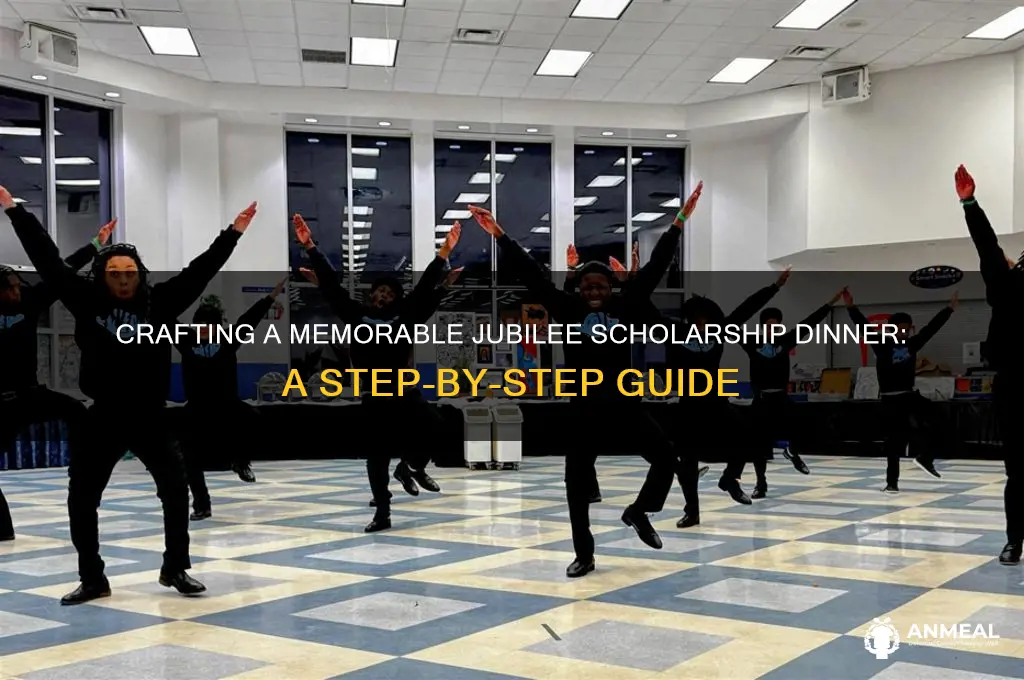 how to create a jubilee scholarship dinner