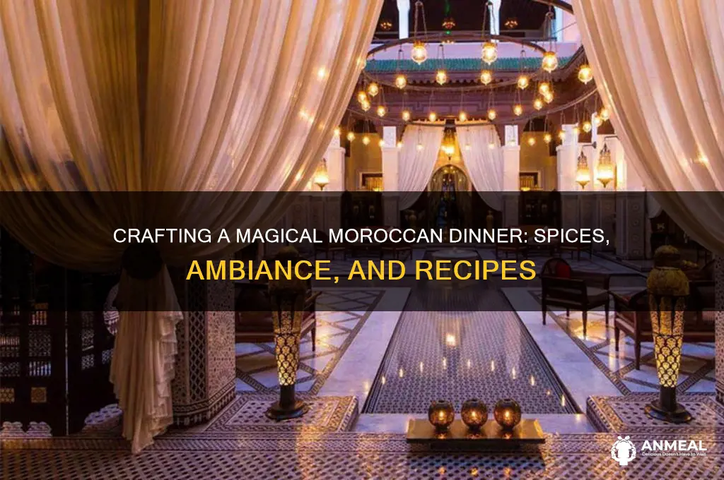 how to create a moroccan themed dinner
