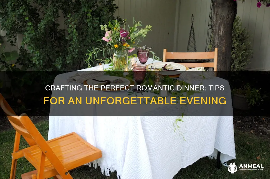 how to create a romantic dinner