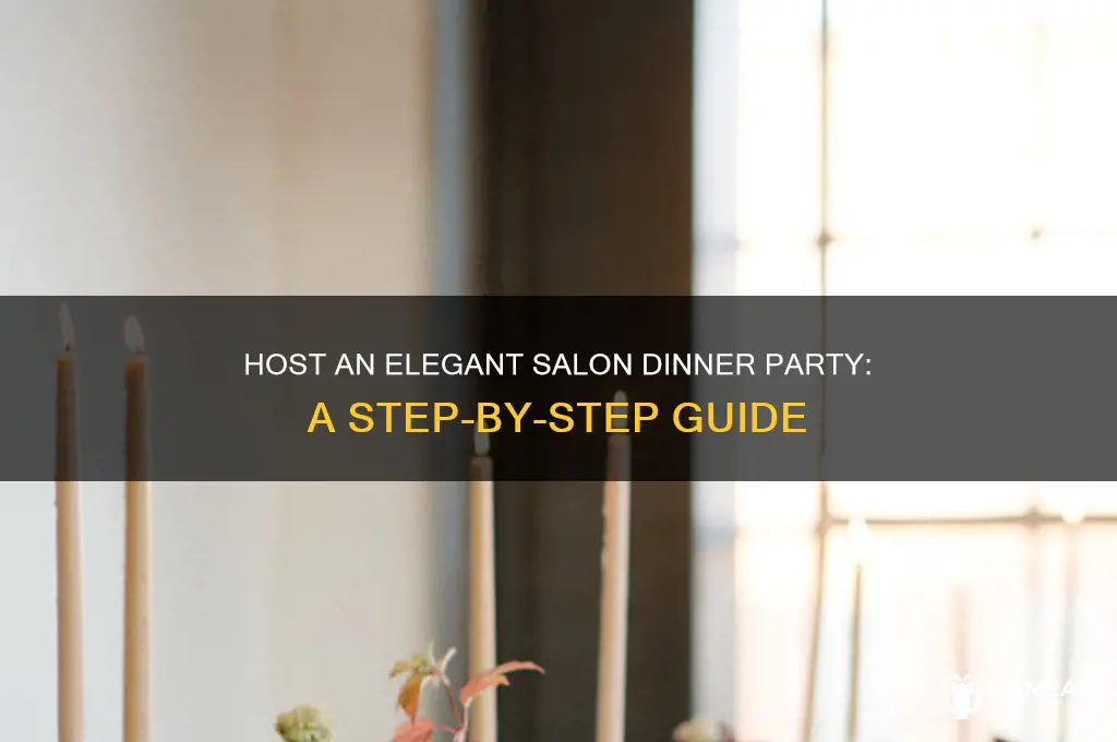 how to create a salon dinner party