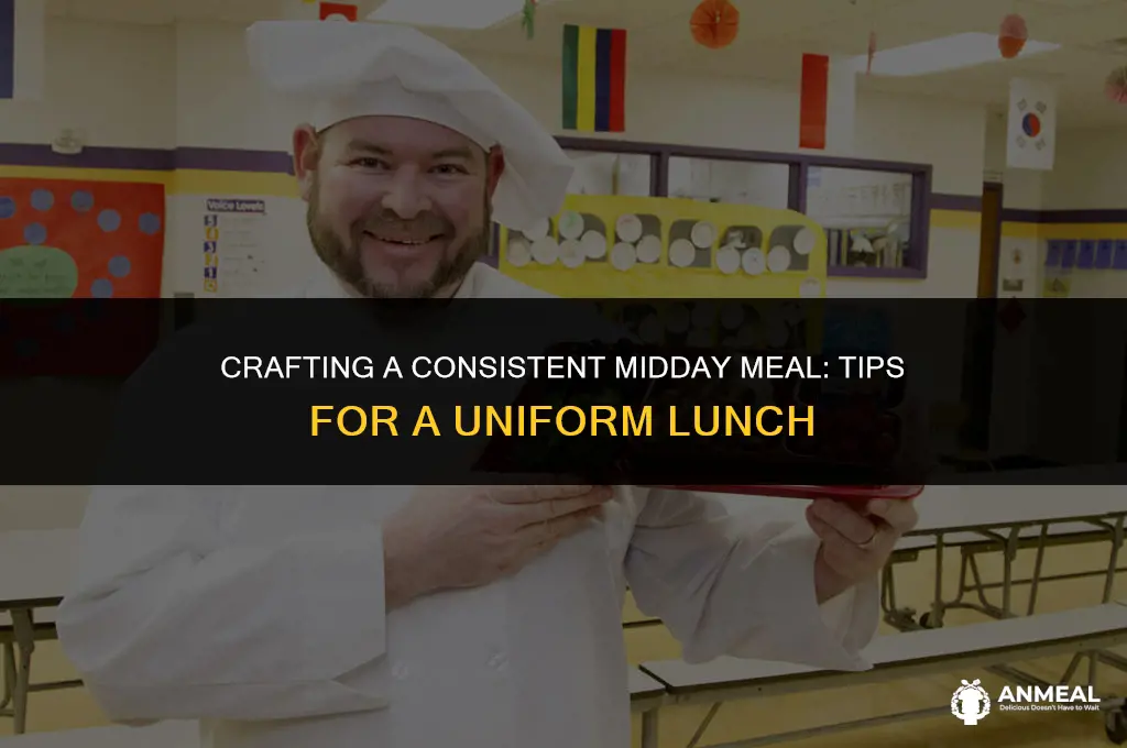 how to create a uniform lunch