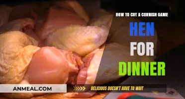 Mastering the Art of Cutting Cornish Game Hens for Dinner