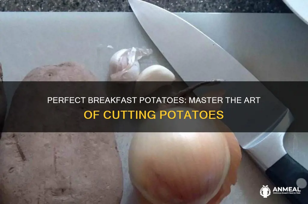 how to cut a potato for breakfast potatoes
