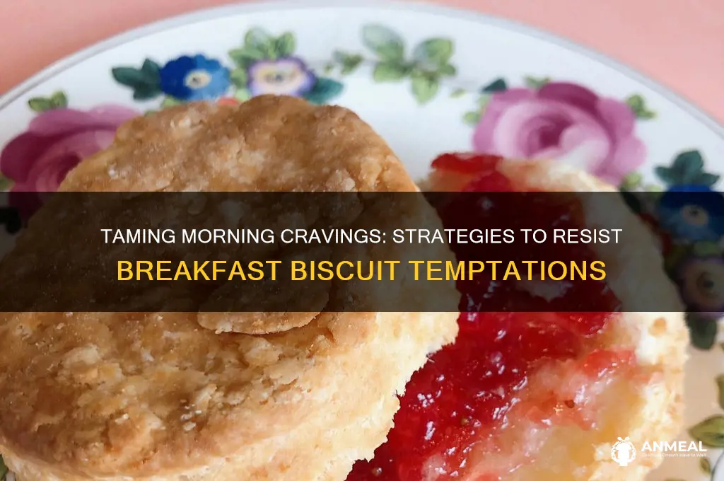 how to cut back on breakfast biscuit cravings