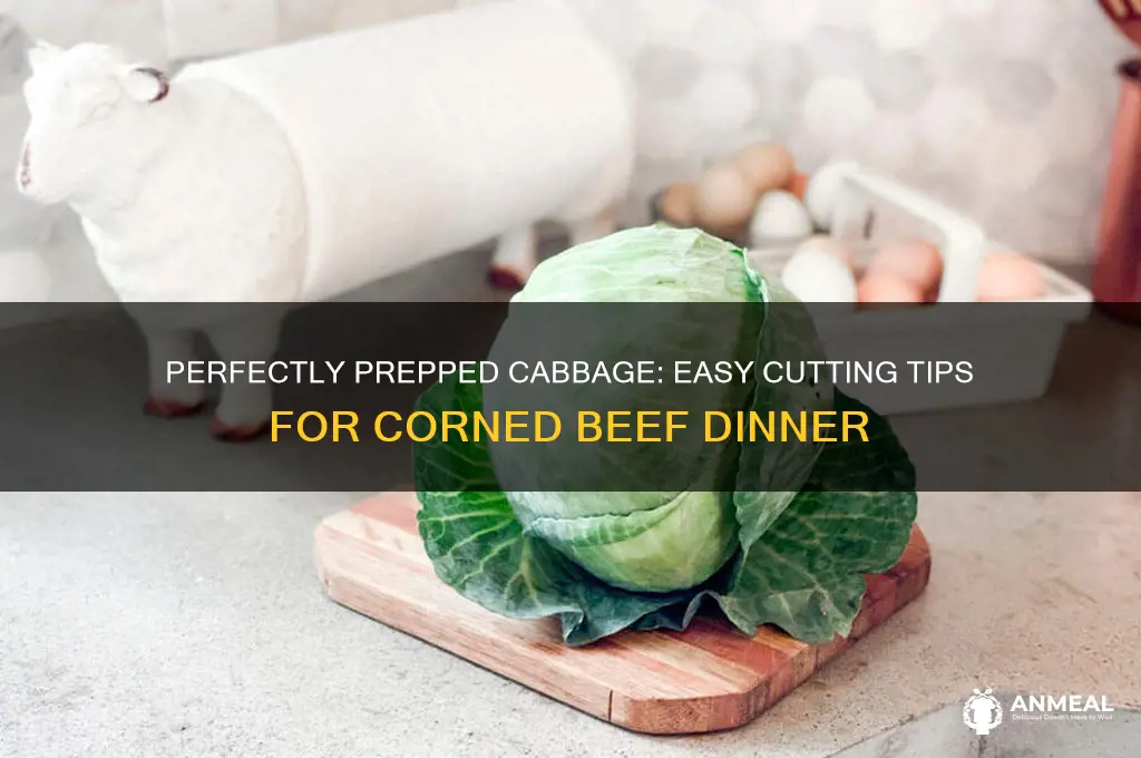 how to cut cabbage for corned beef dinner