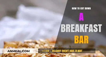 Easy Steps to Safely Cut Down Your Breakfast Bar at Home