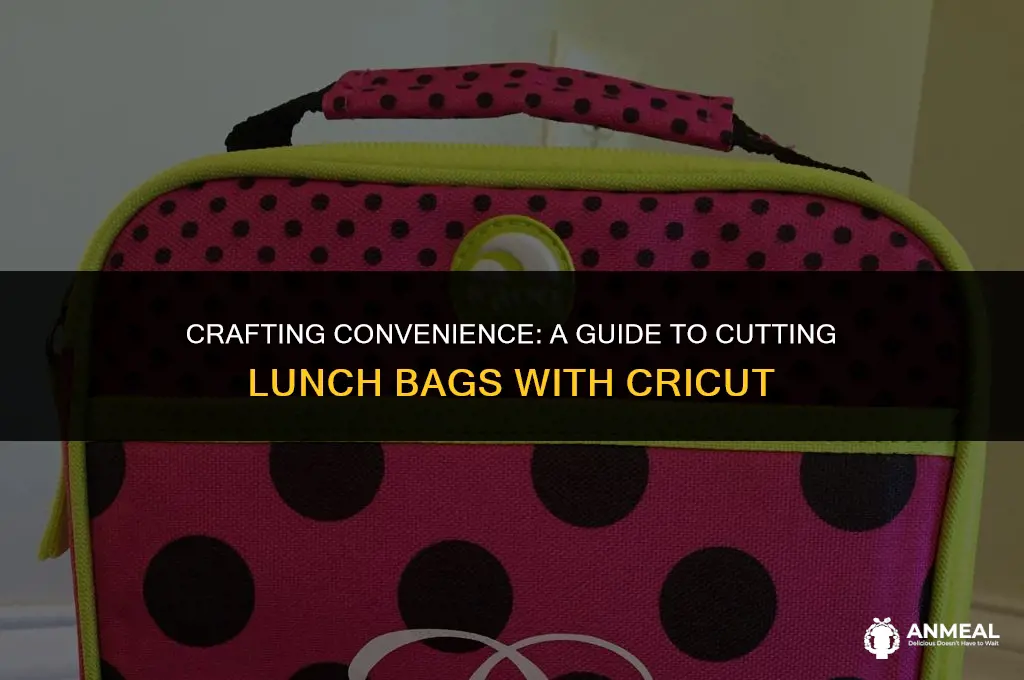 how to cut lunch bags cricut