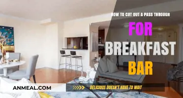 DIY Breakfast Bar Pass-Through: Step-by-Step Guide to Cutting Out Your Counter